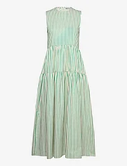 NORR - Linna maxi dress - sommerkjoler - bright green stripe - 1