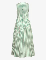 NORR - Linna maxi dress - sommerkjoler - bright green stripe - 2
