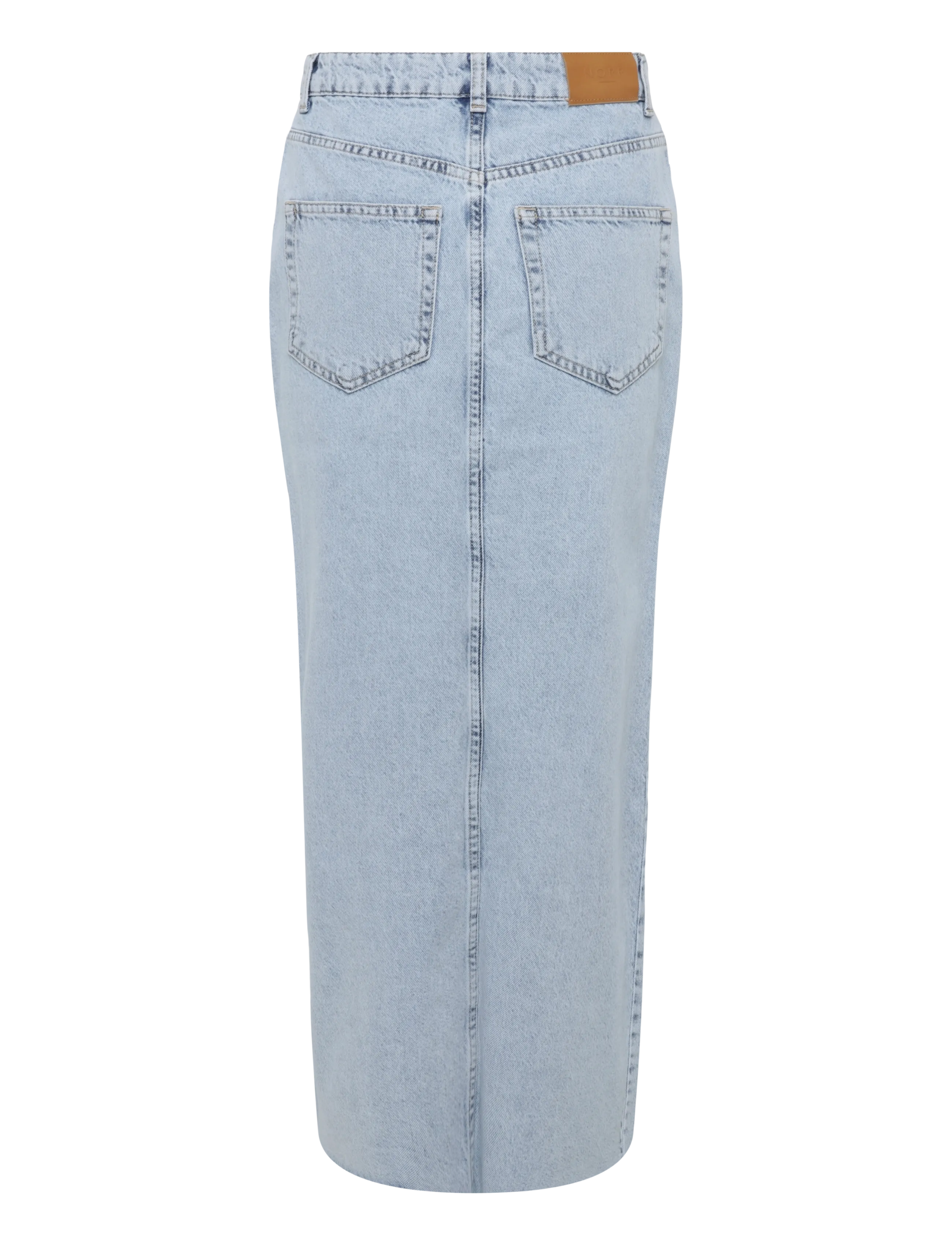 NORR - Ninni maxi denim skirt - denim skirts - blue light wash - 1