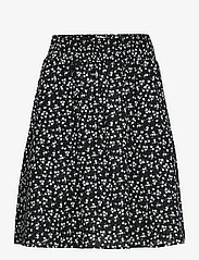 NORR - Opal seersucker skirt - vidutinio ilgio sijonai - black flower aop - 0