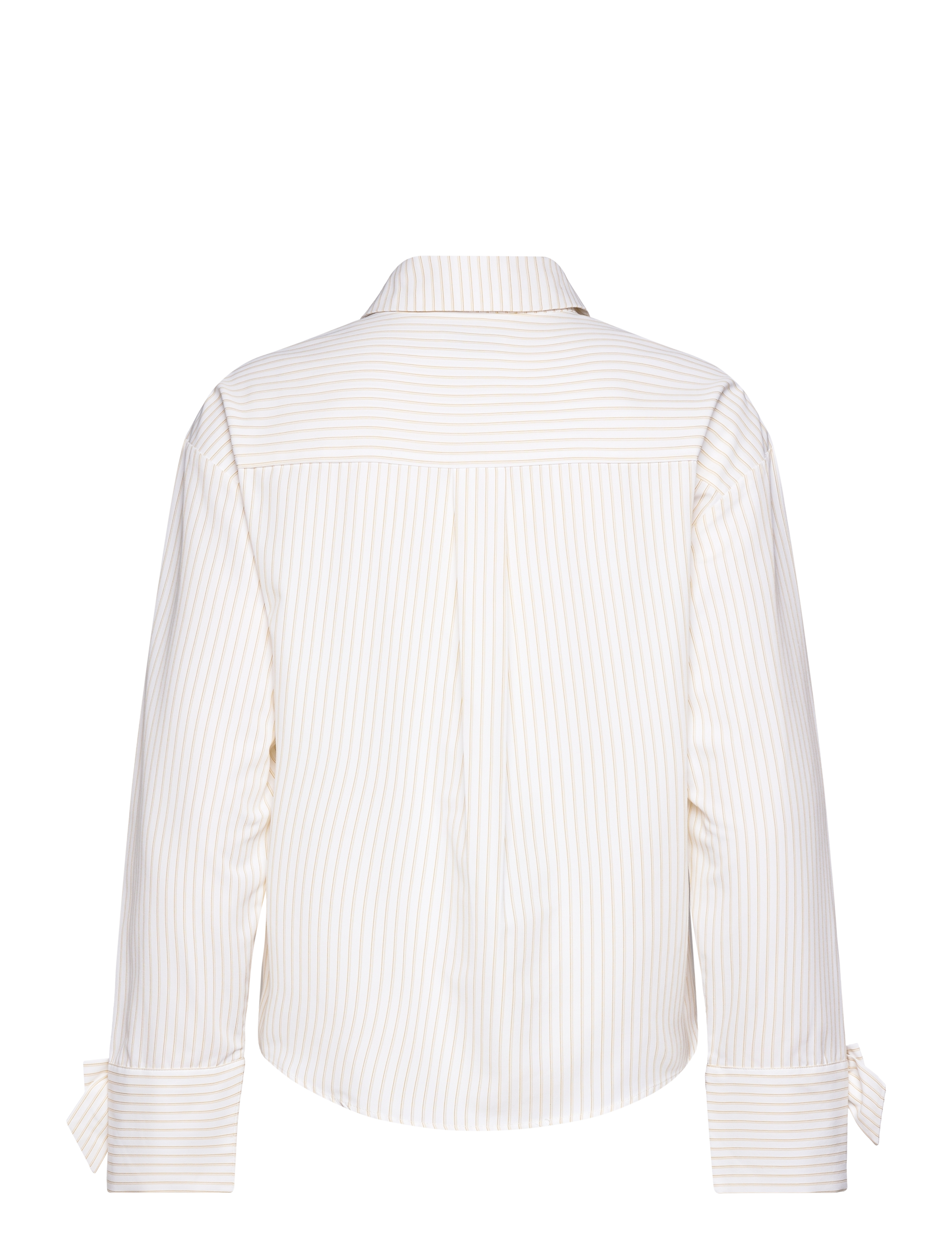 NORR - Poppa bow shirt - straw - 1