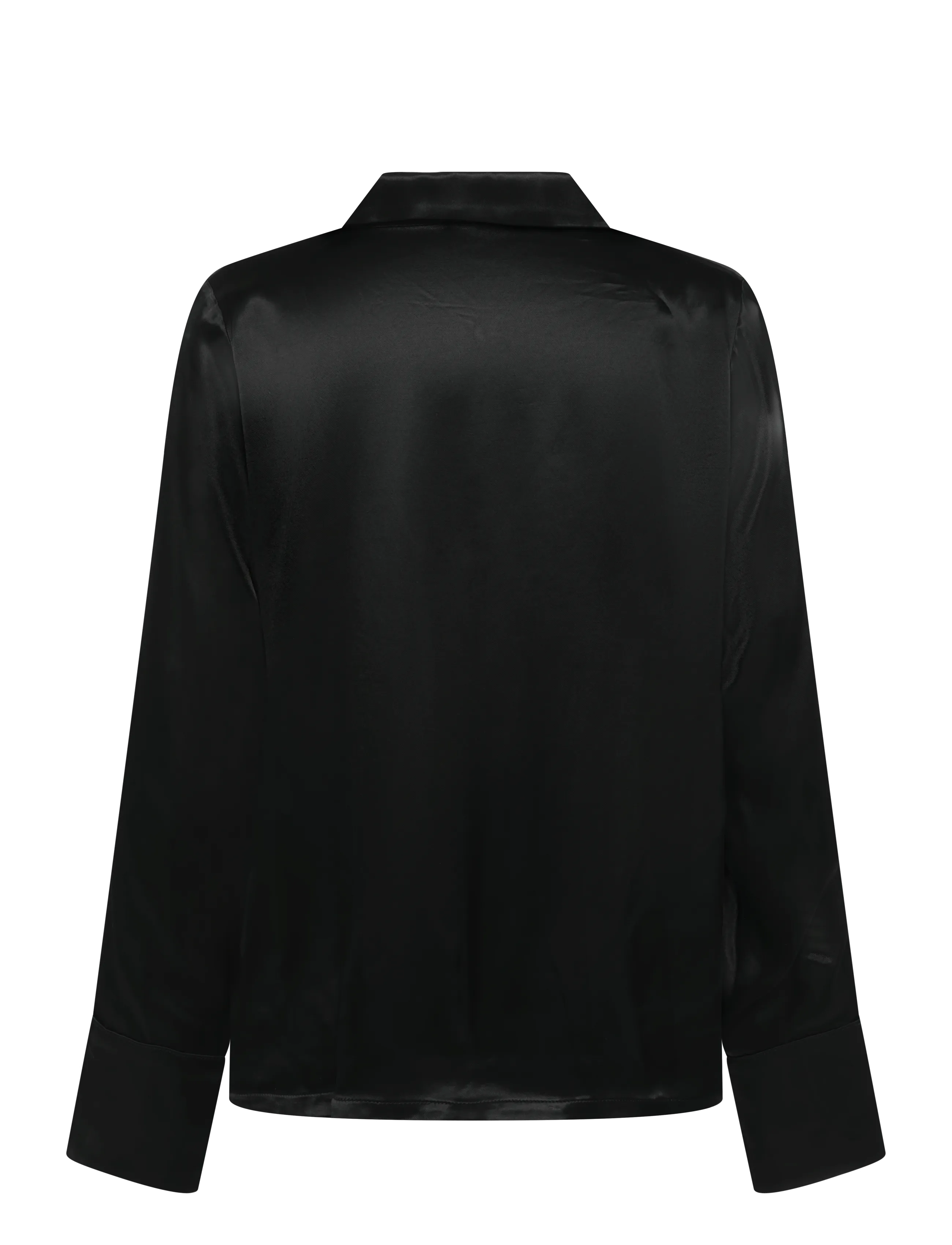 NORR - Portia tie top - långärmade blusar - black - 1