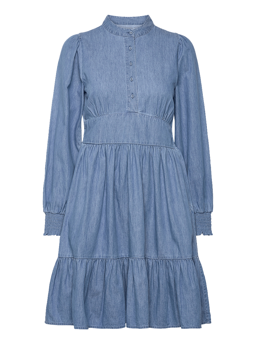 NORR - Rosa Miluna dress - medium blue denim - 0