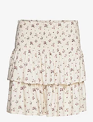 NORR - Sabby skirt - short skirts - off-white flower print aop - 1