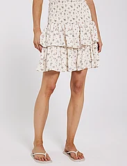 NORR - Sabby skirt - short skirts - off-white flower print aop - 3