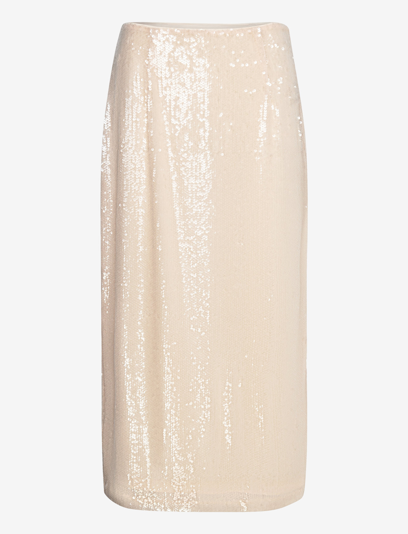 NORR - Sequina skirt - maksiseelikud - off-white - 0