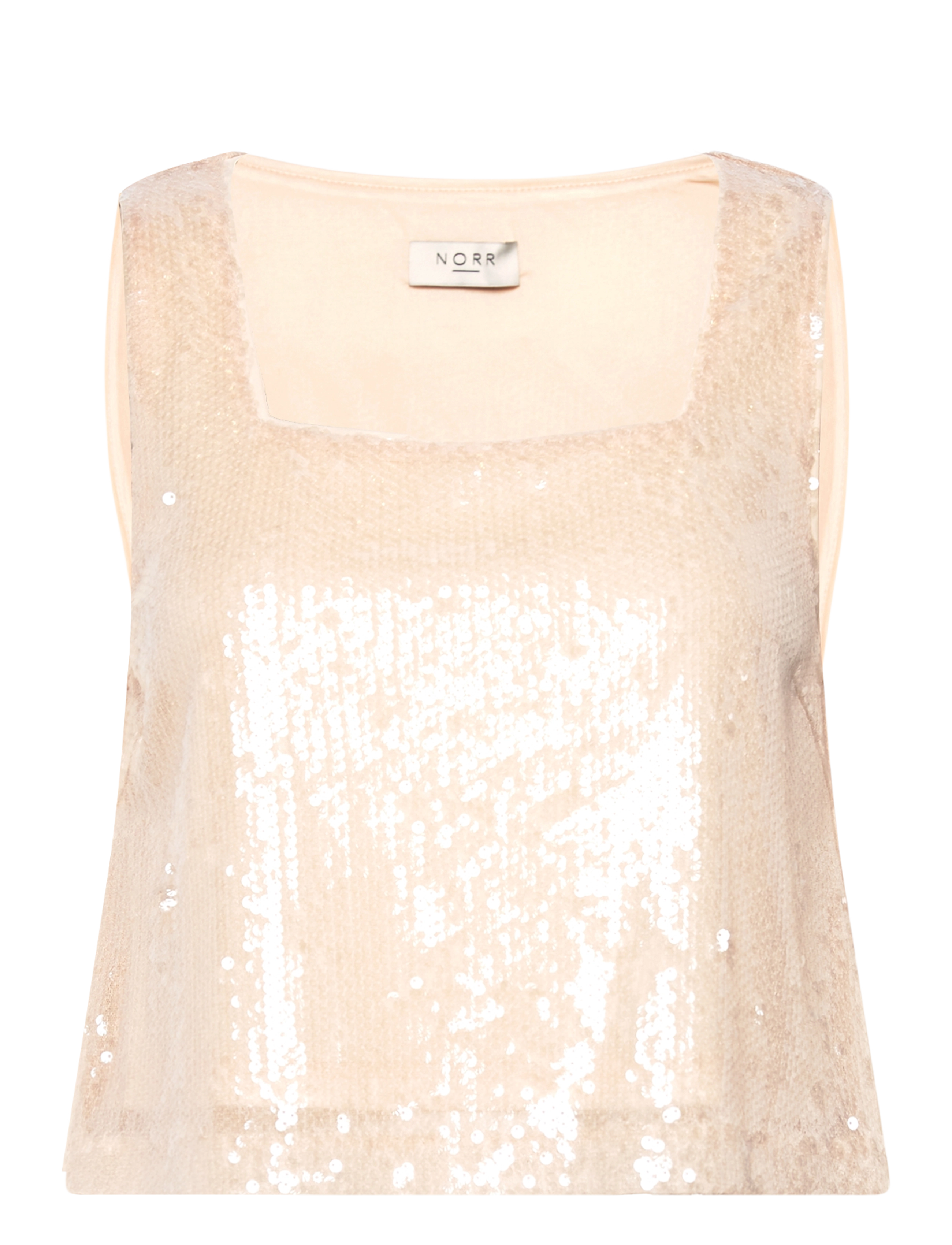 NORR Sequina Sl Oberteil Cream - 34 - Damen