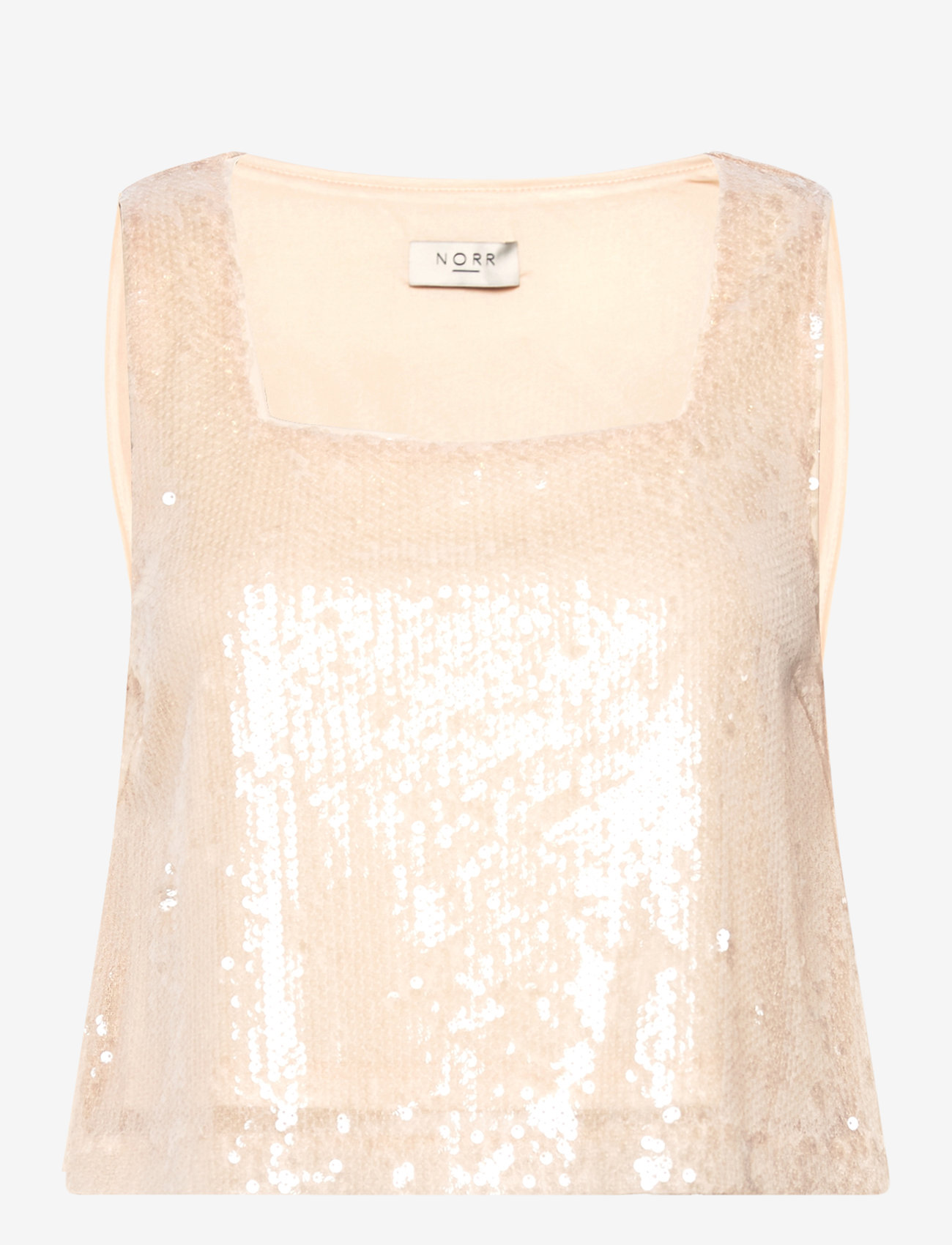NORR - Sequina SL top - Ärmellose blusen - off-white - 0
