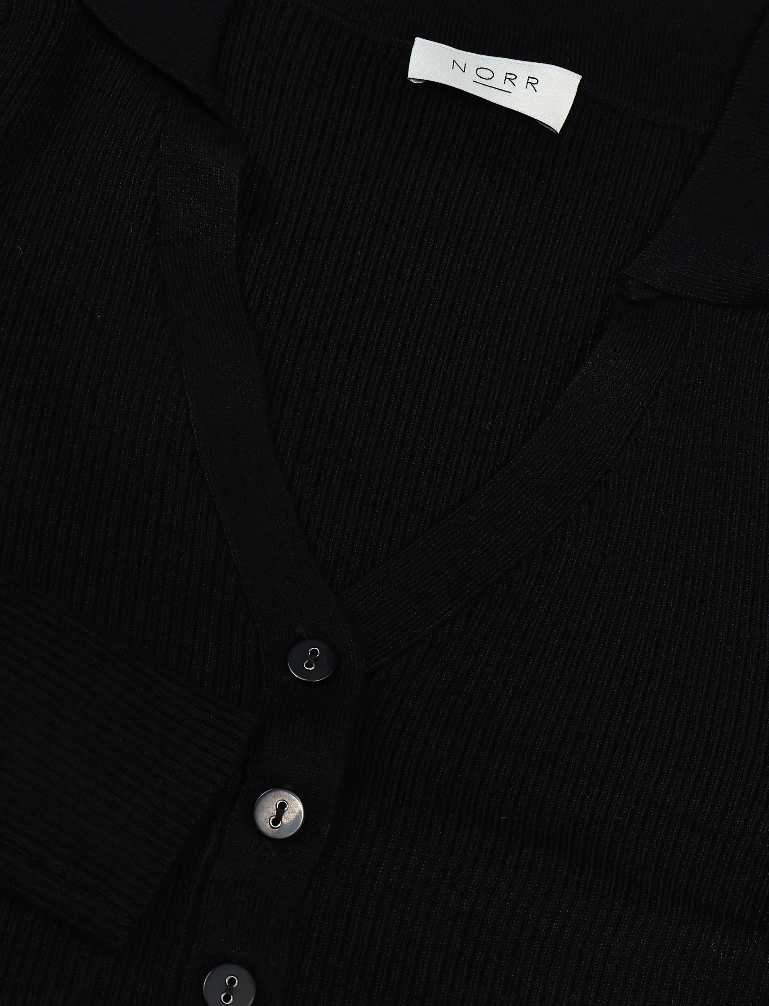 NORR - Sherry knit cardigan - herbstliche kleidung - black - 2