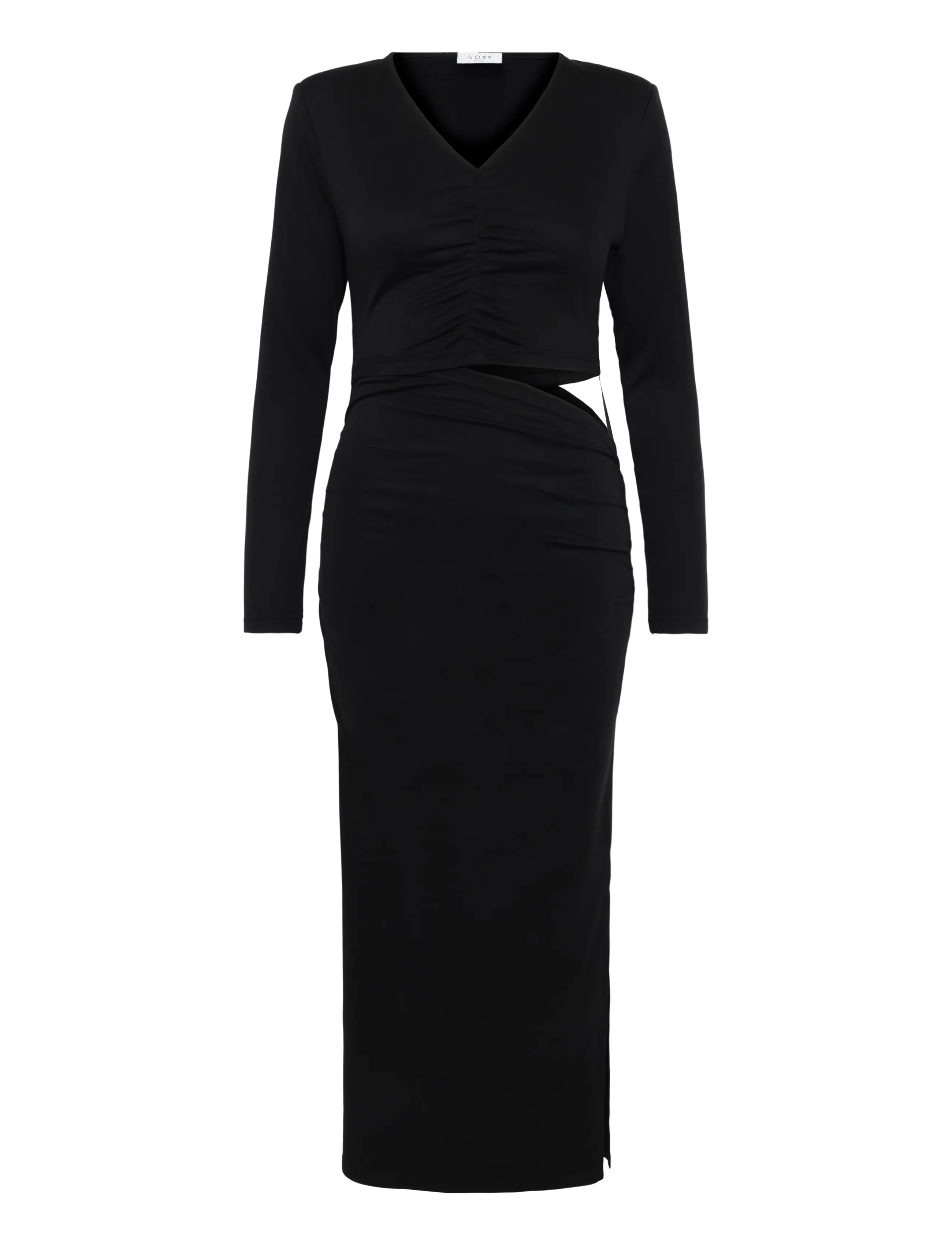 NORR Ulas LS dress - New arrivals - BLACK / black