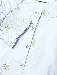NORR - Miluna embroidery dress - sukienki letnie - light blue w. embroidery - 6