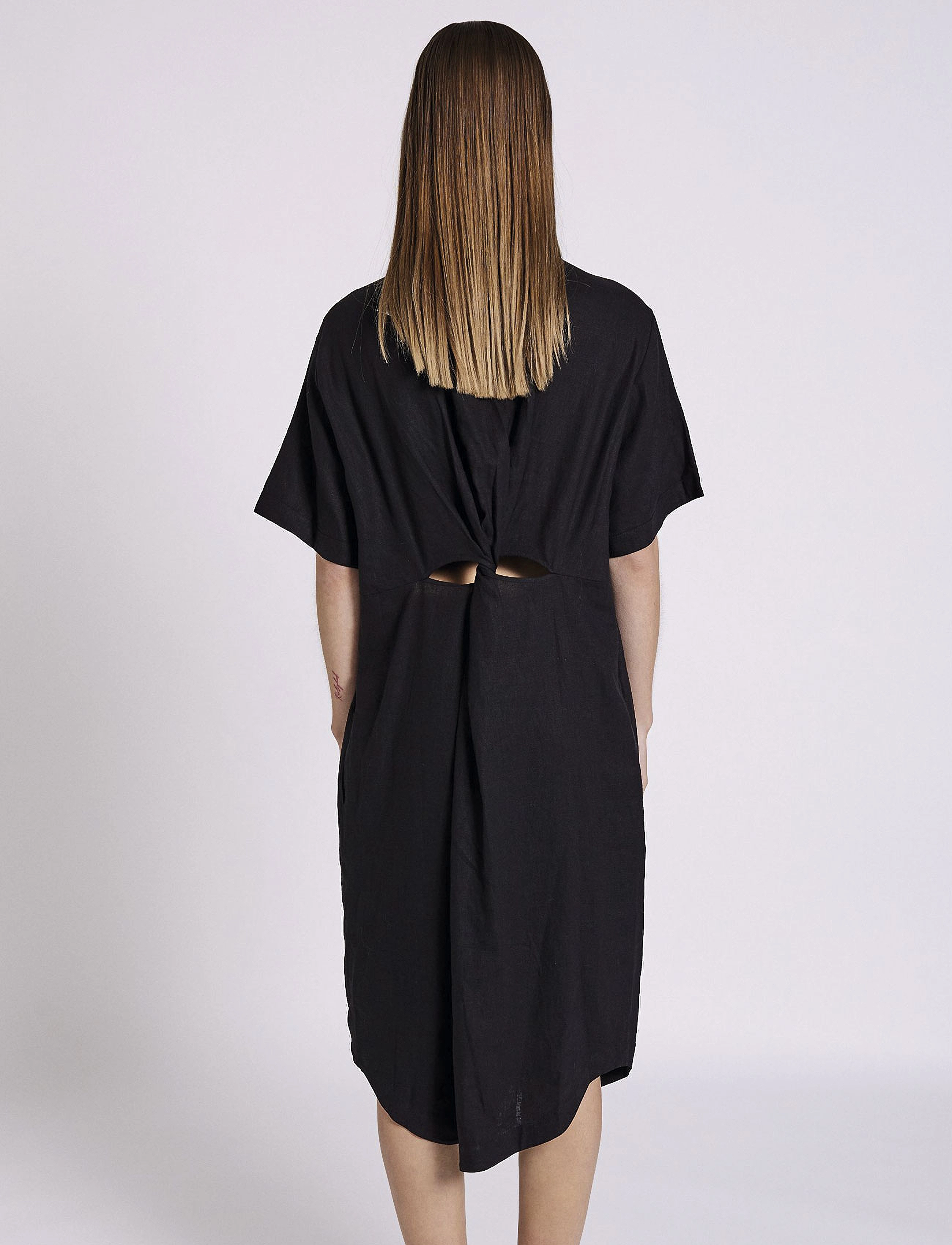 NORR - Esma shirt dress - hemdkleider - black - 3
