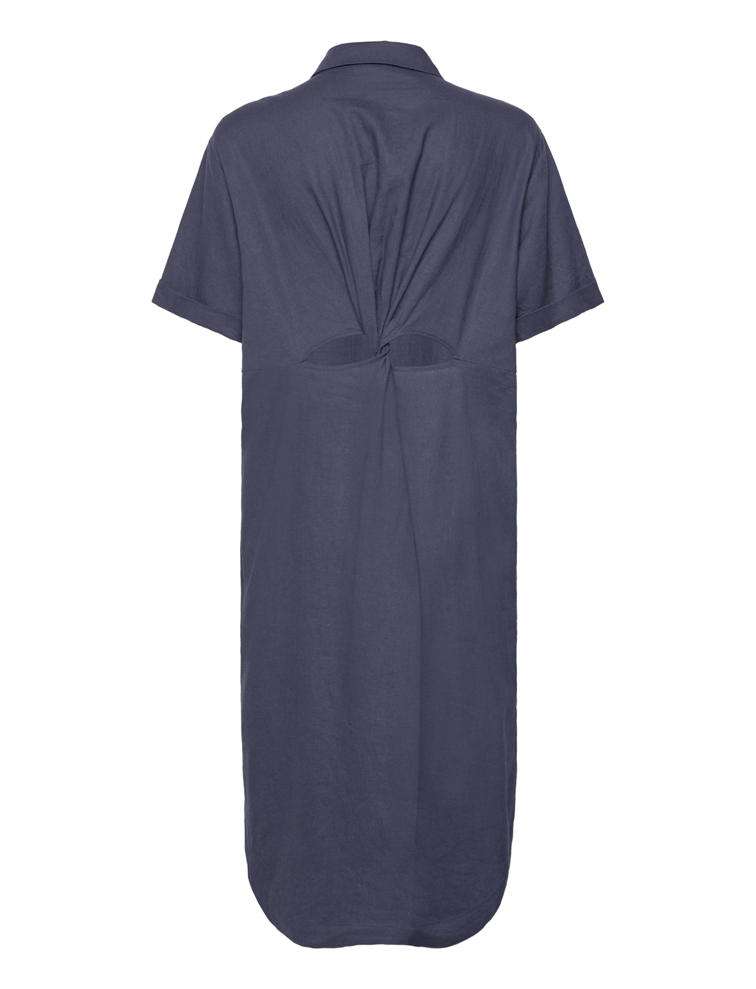 NORR - Esma shirt dress - skjortekjoler - blue - 1