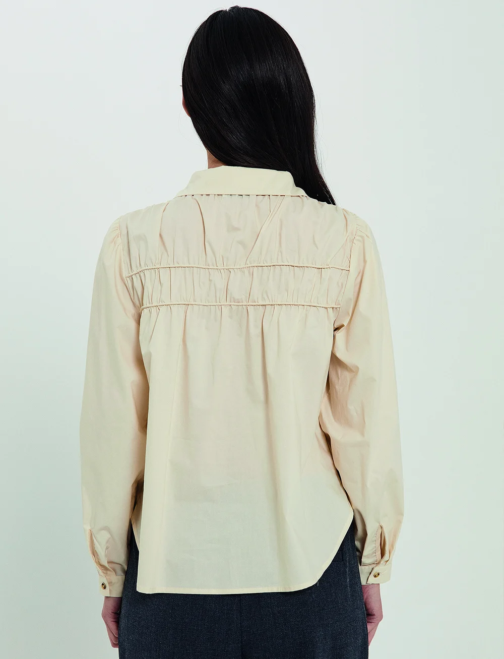 NORR - Cest shirt - langærmede skjorter - light cream - 3