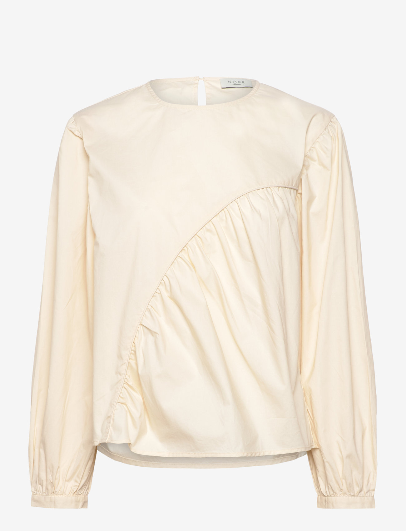 NORR - Cest top - langärmlige blusen - light cream - 0