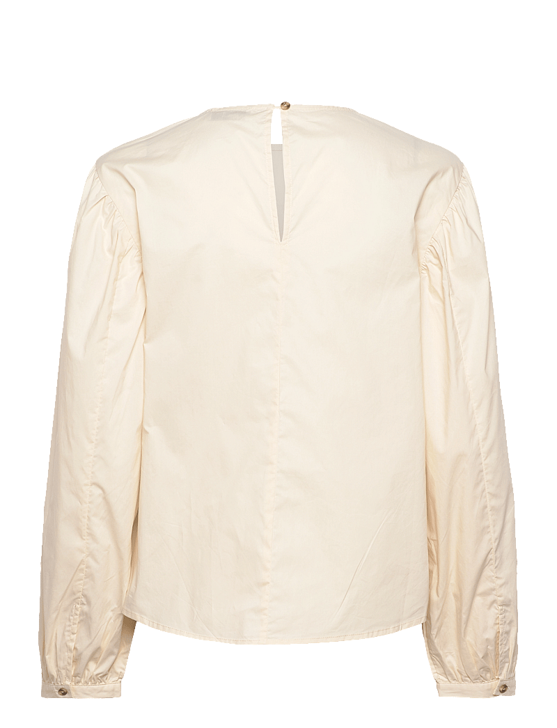 NORR - Cest top - long sleeved blouses - light cream - 2