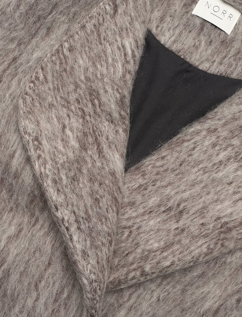 NORR - Coleen jacket - villased jakid - brown melange - 2