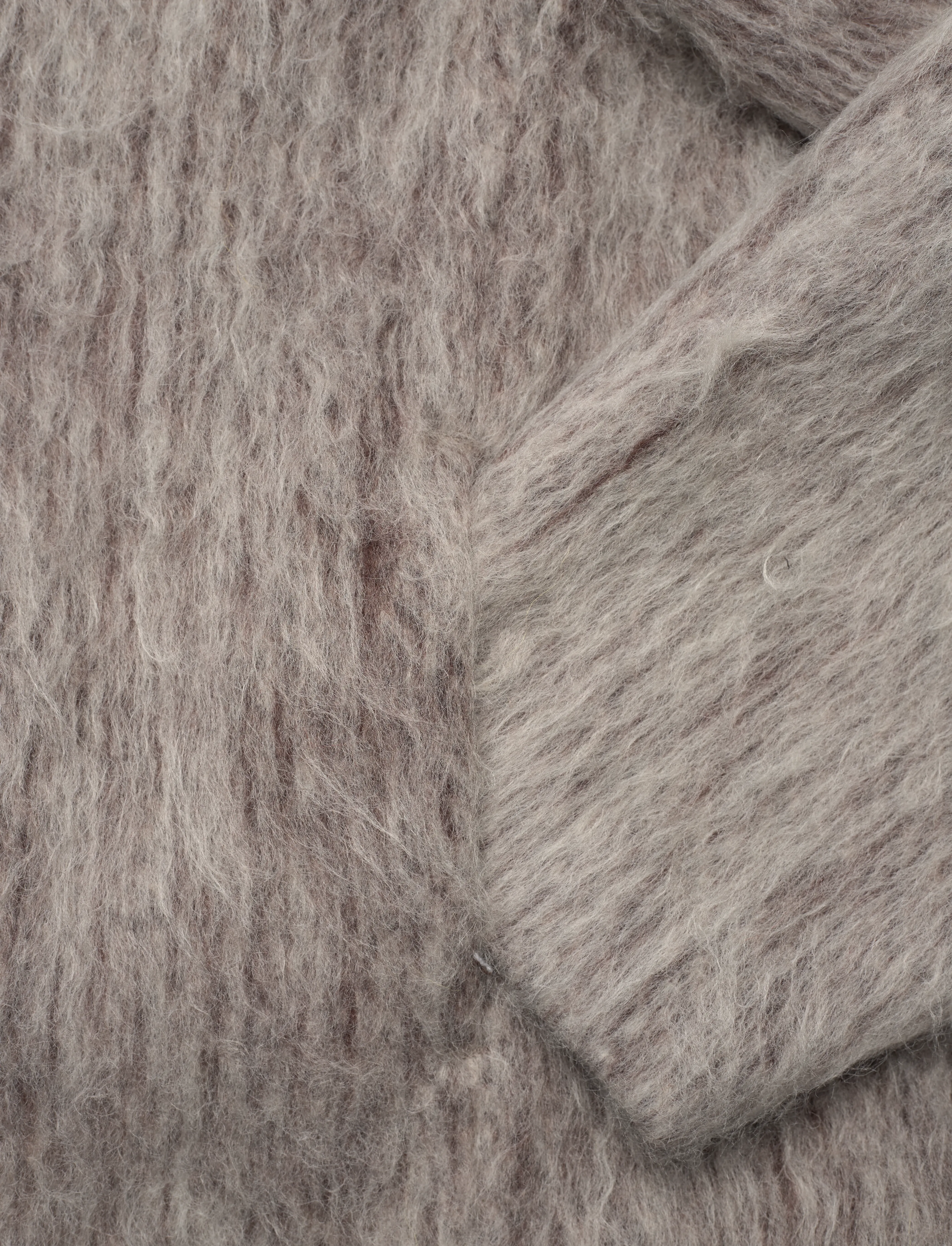 NORR - Coleen jacket - lyhyet villakangastakit - brown melange - 3