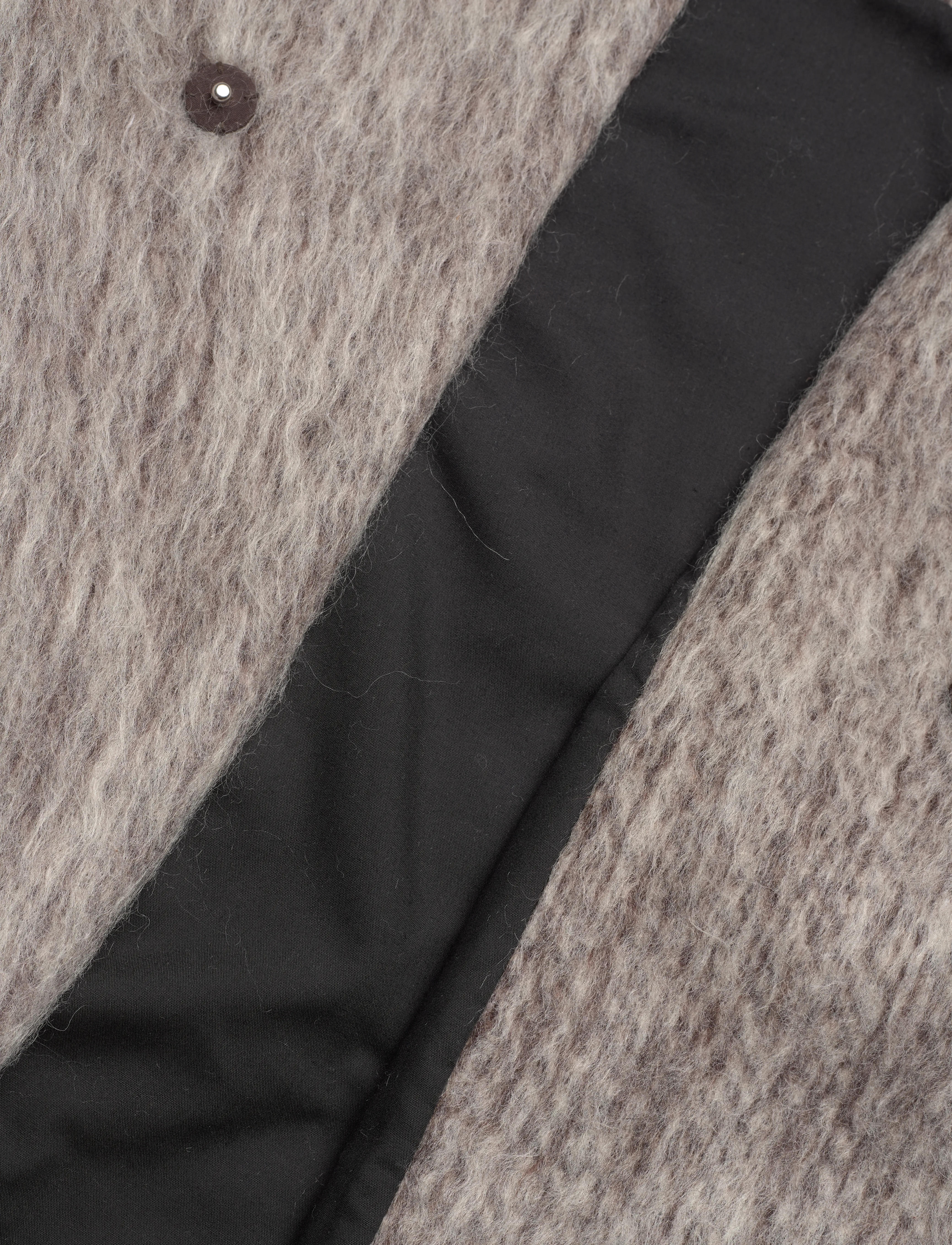 NORR - Coleen jacket - lyhyet villakangastakit - brown melange - 4