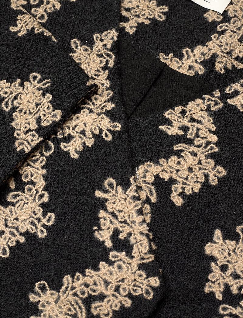 NORR - Flo jacket - bouclés stiilis jakid - black/beige - 3