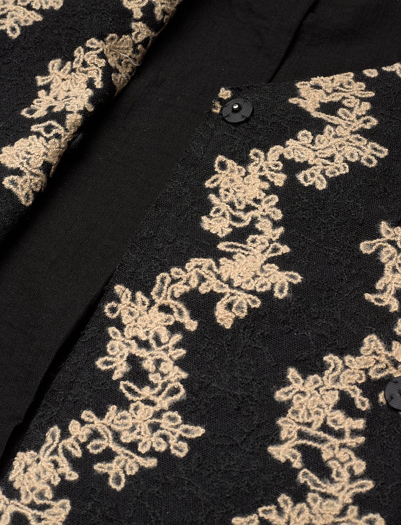 NORR - Flo jacket - bouclés stiilis jakid - black/beige - 4