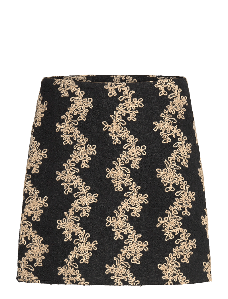 NORR - Flo skirt - korta kjolar - black/beige - 0