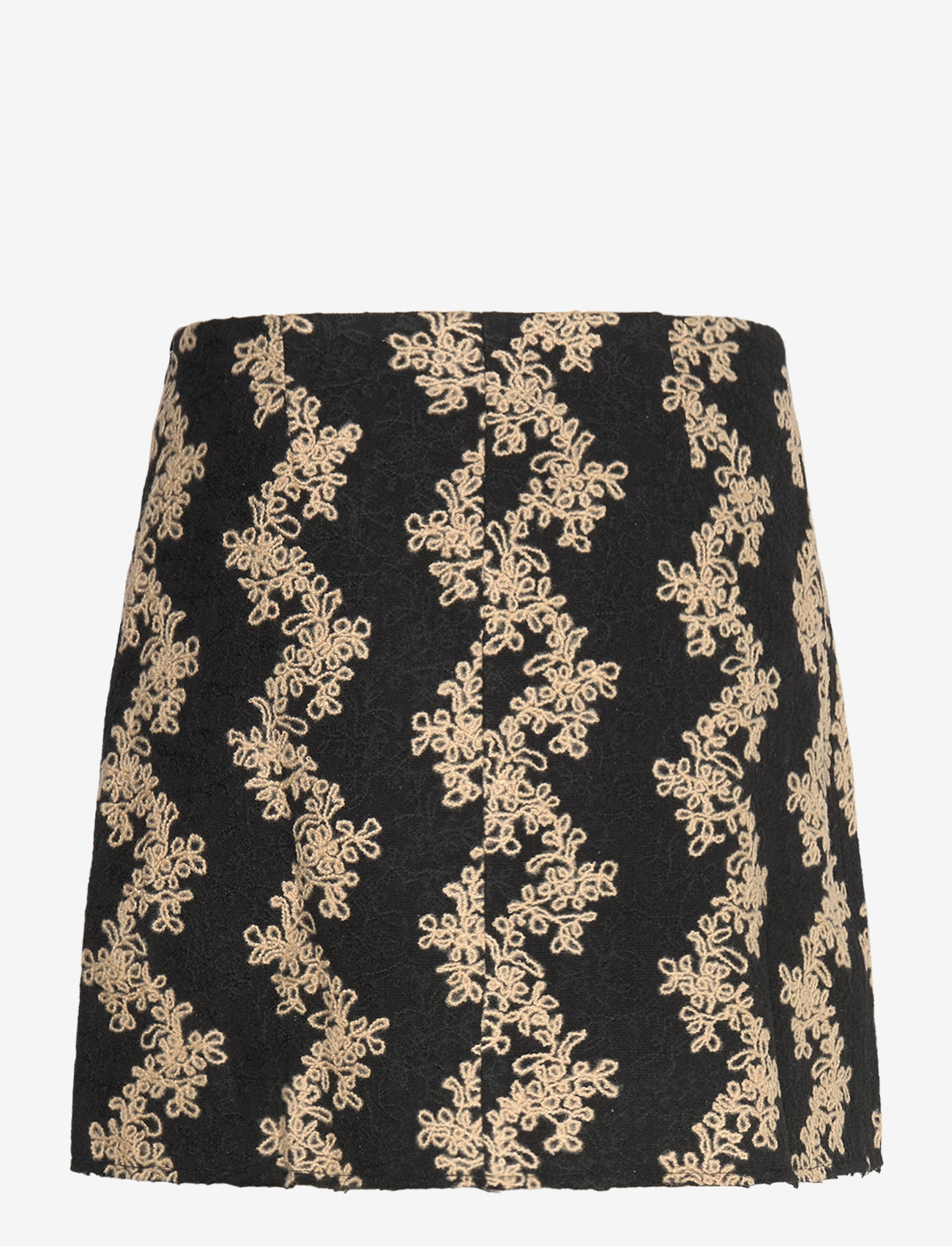 NORR - Flo skirt - korte nederdele - black/beige - 1
