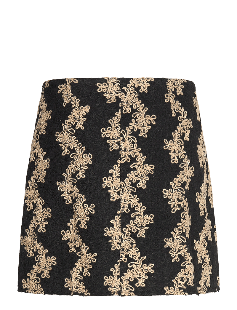NORR - Flo skirt - korta kjolar - black/beige - 1