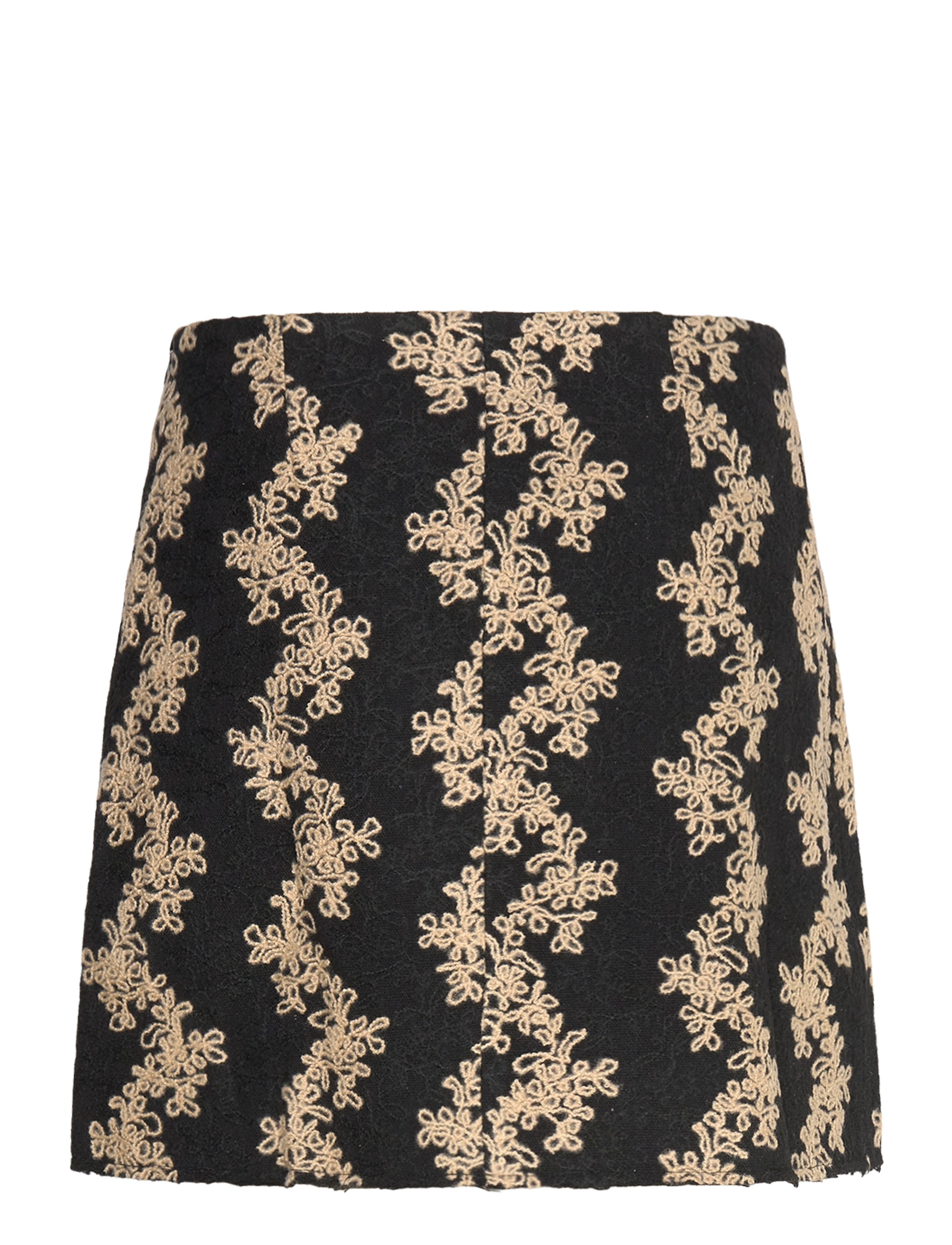 NORR - Flo skirt - kurze röcke - black/beige - 2