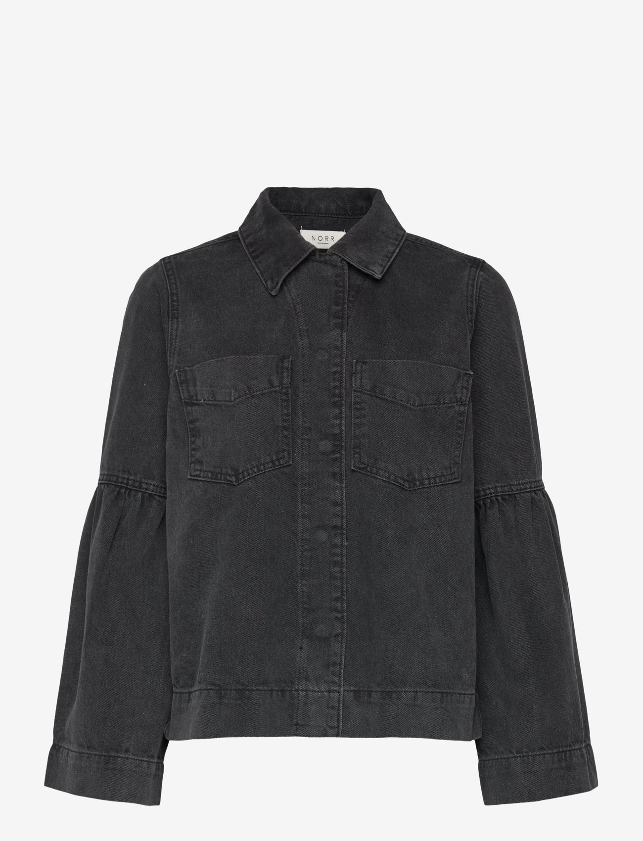 NORR - Hannali LS denim jacket - black washed - 0