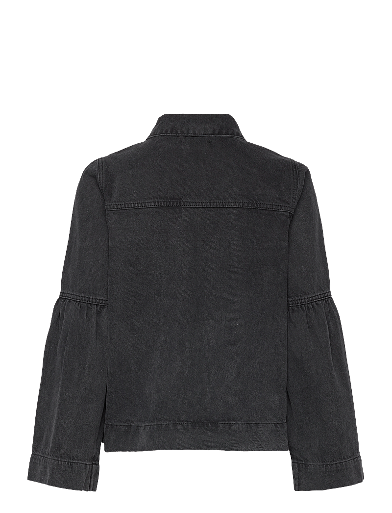 NORR - Hannali LS denim jacket - jeansjackor - black washed - 1