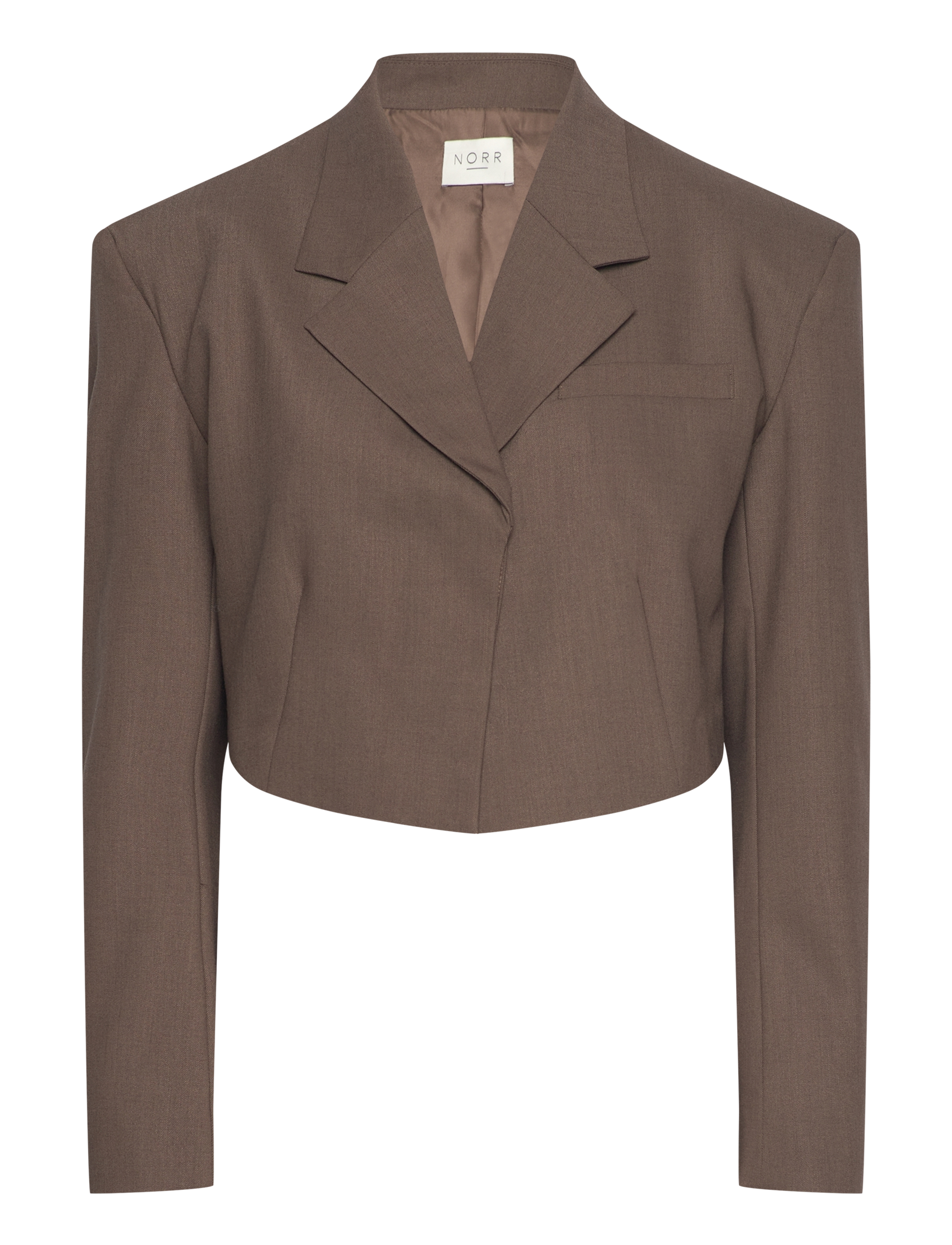 NORR Kamin Blazer, XL, Earrings, Braun - Single Earring, Frauen