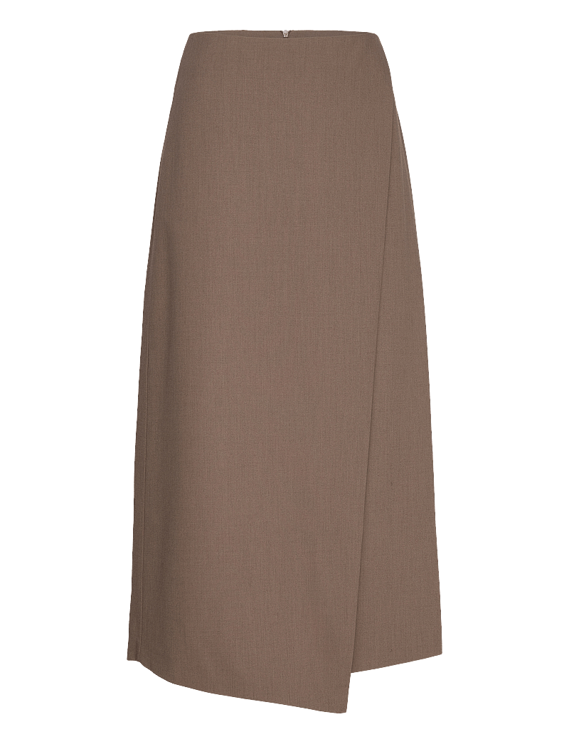 NORR - Kamin skirt - midi kjolar - khaki - 0