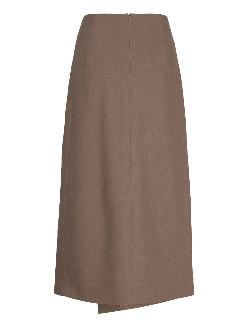 NORR - Kamin skirt - midi kjolar - khaki - 1