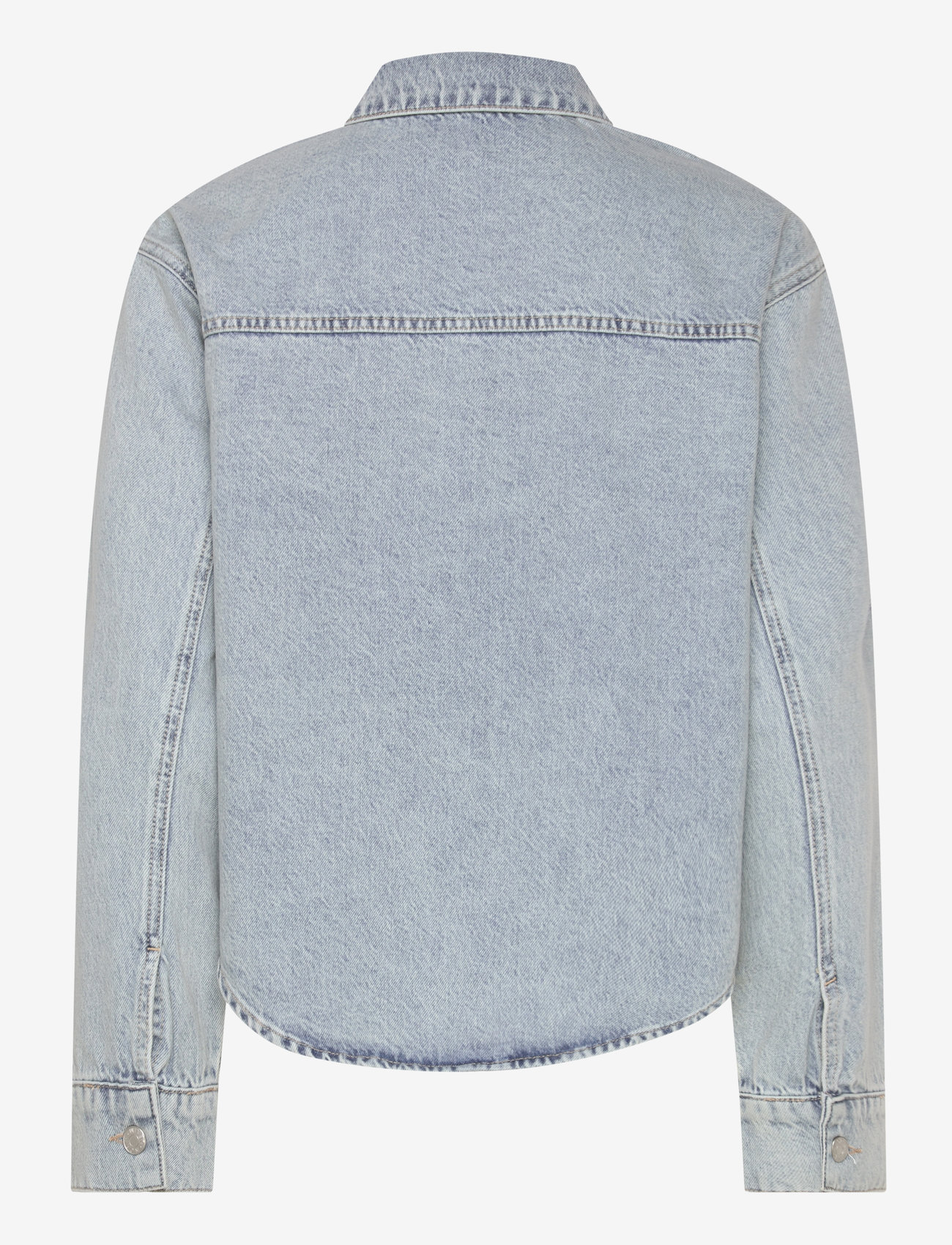 NORR - Kenzie short shirt - denimskjorter - vintage blue wash - 1