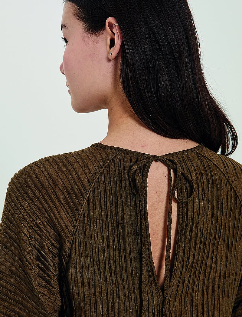 NORR - Room dress - midikleidid - olive - 4