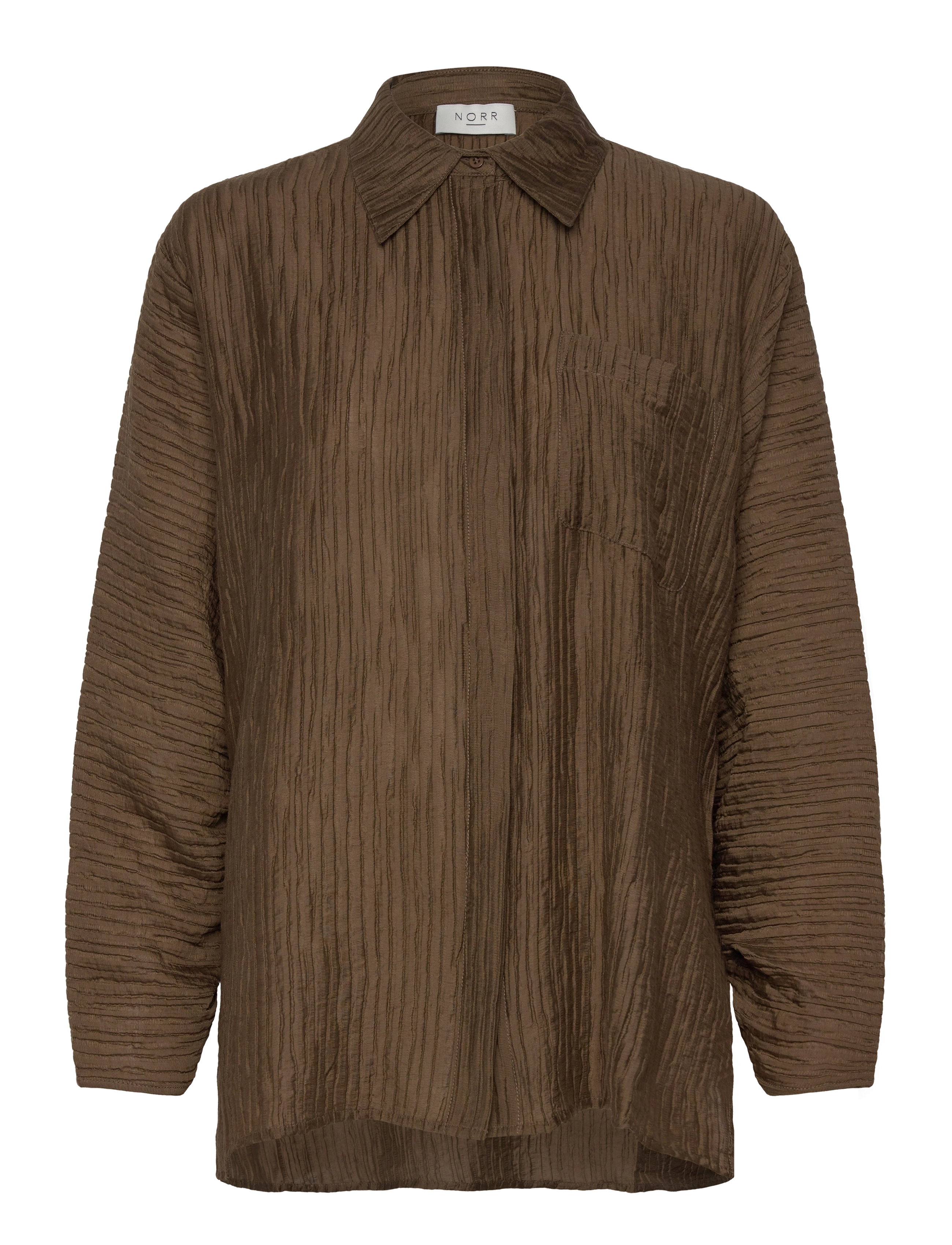 NORR Room Shirt Khaki - 34 - Damen
