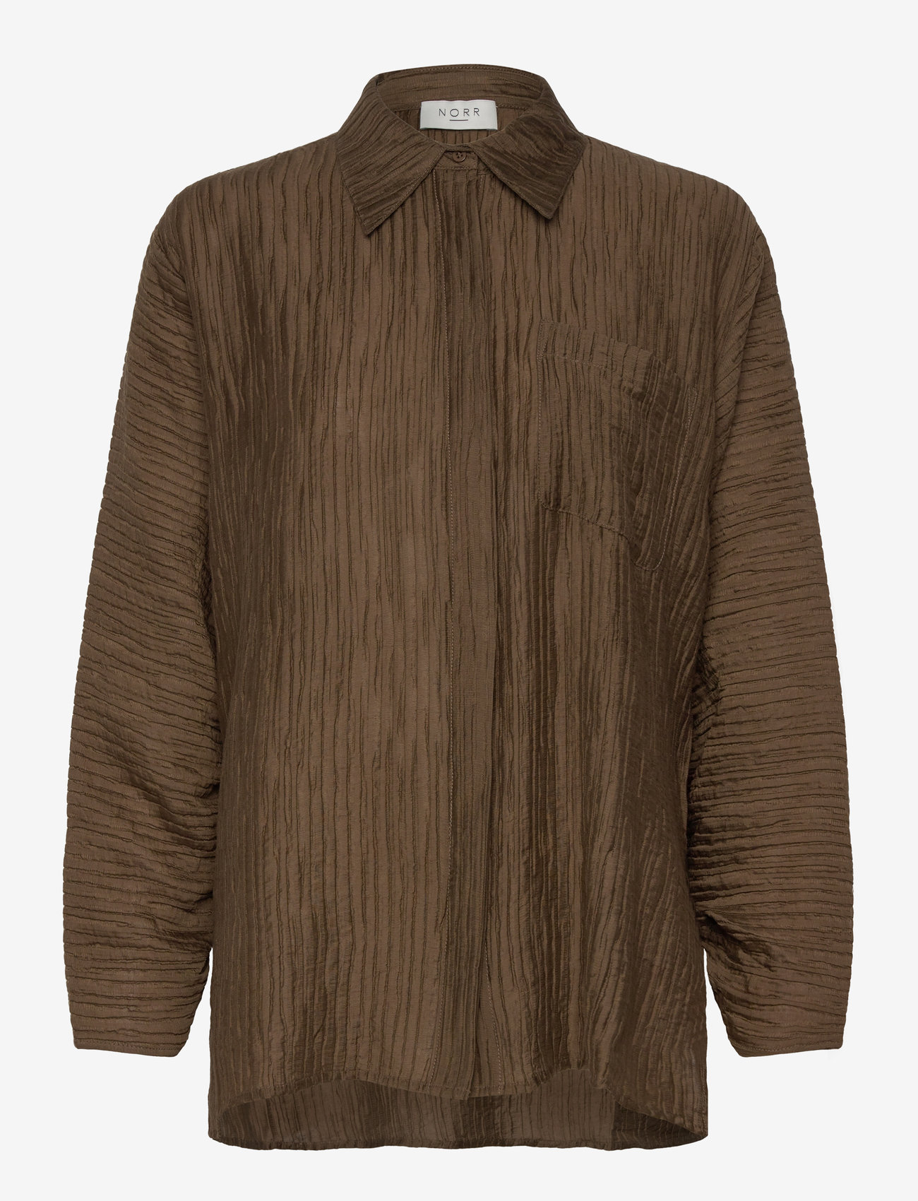 NORR - Room shirt - langärmlige hemden - olive - 1