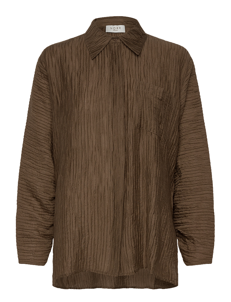 NORR - Room shirt - långärmade skjortor - olive - 1