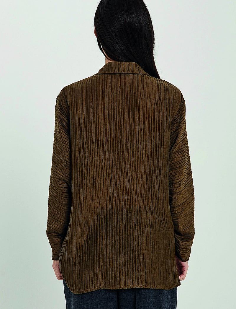 NORR - Room shirt - långärmade skjortor - olive - 5