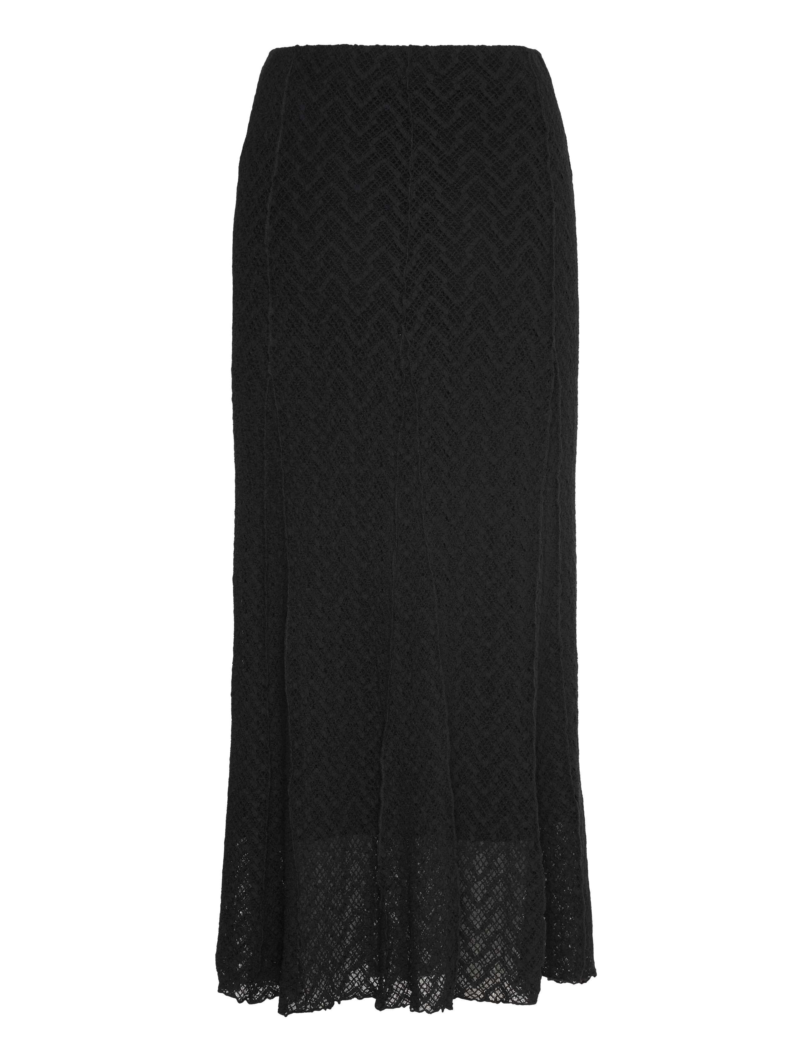 NORR - Rosalina skirt - strikkede nederdele - black - 1