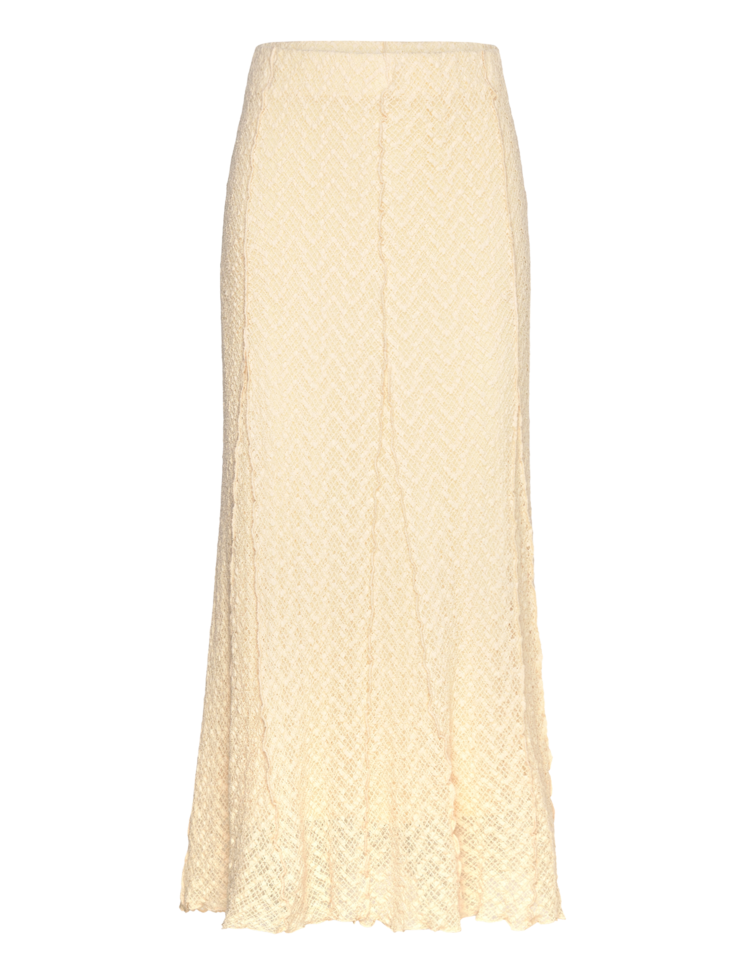 NORR Rosalina skirt - Nederdele - LIGHT CREAM / yellow