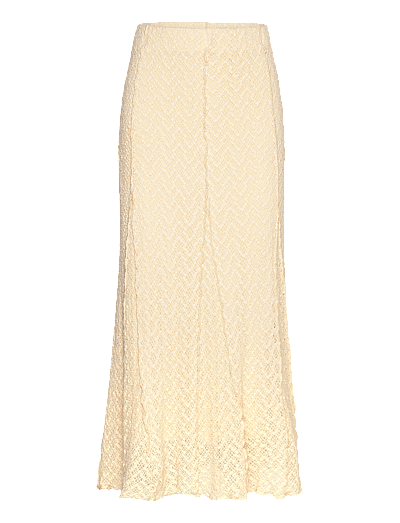 NORR Rosalina skirt - Kjolar - LIGHT CREAM / yellow