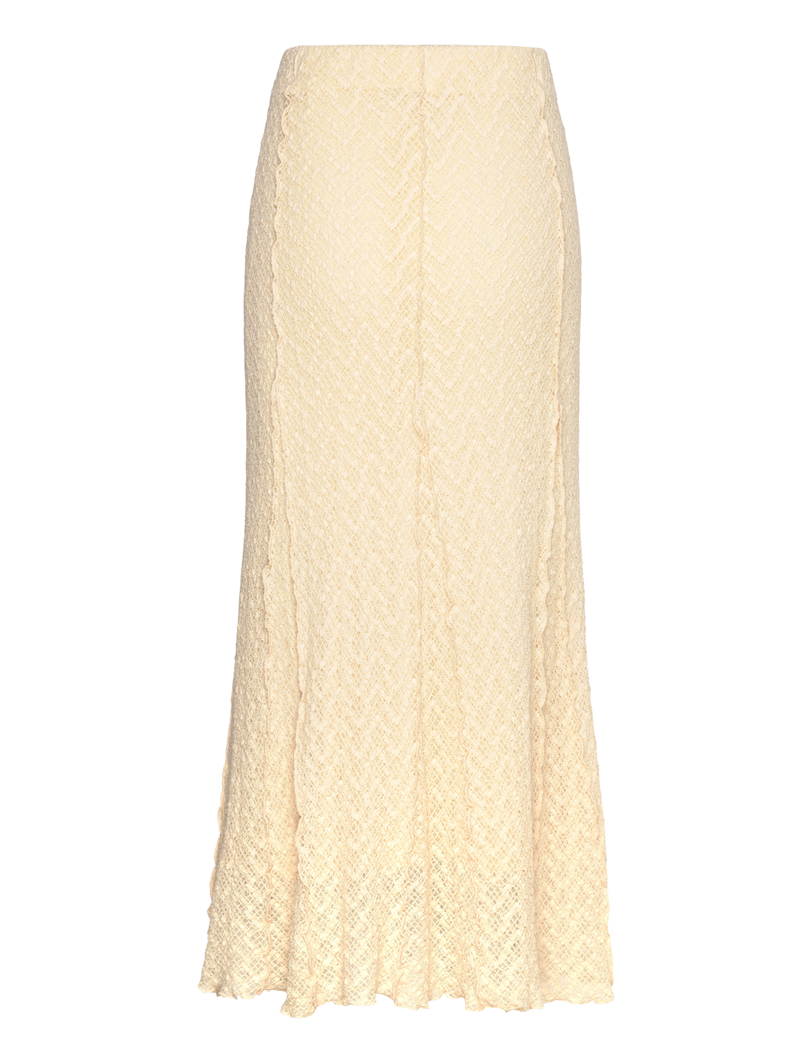 NORR - Rosalina skirt - strikkede skjørt - light cream - 1