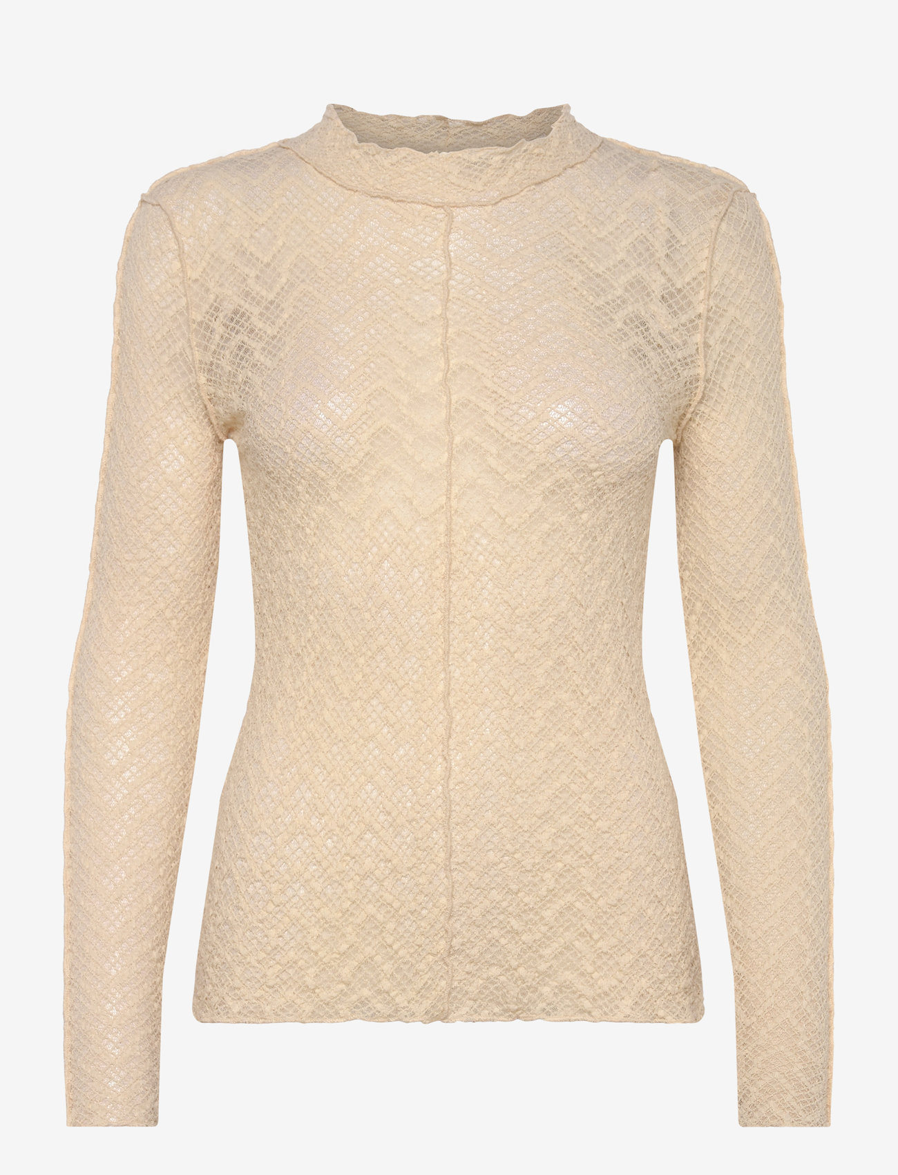NORR - Rosalina top - herbstliche kleidung - light cream - 0