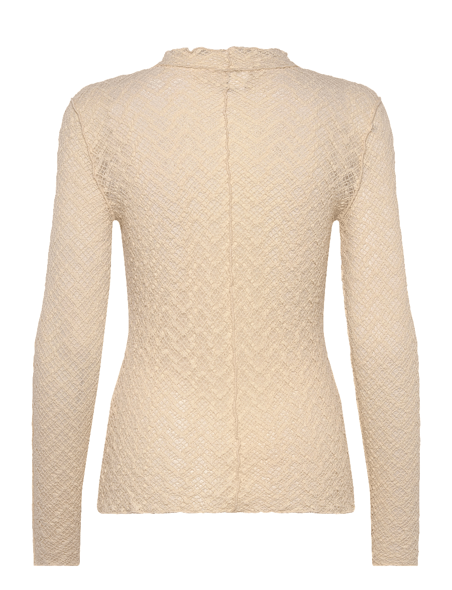 NORR - Rosalina top - topy z długimi rękawami - light cream - 1