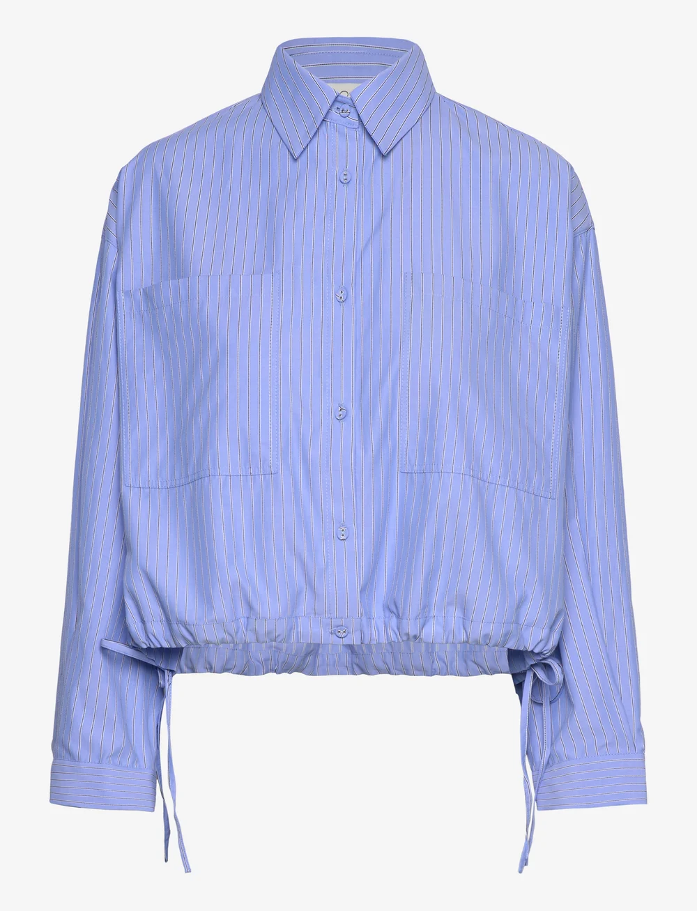 NORR - Travis shirt - langermede skjorter - clear blue w. stripes - 0