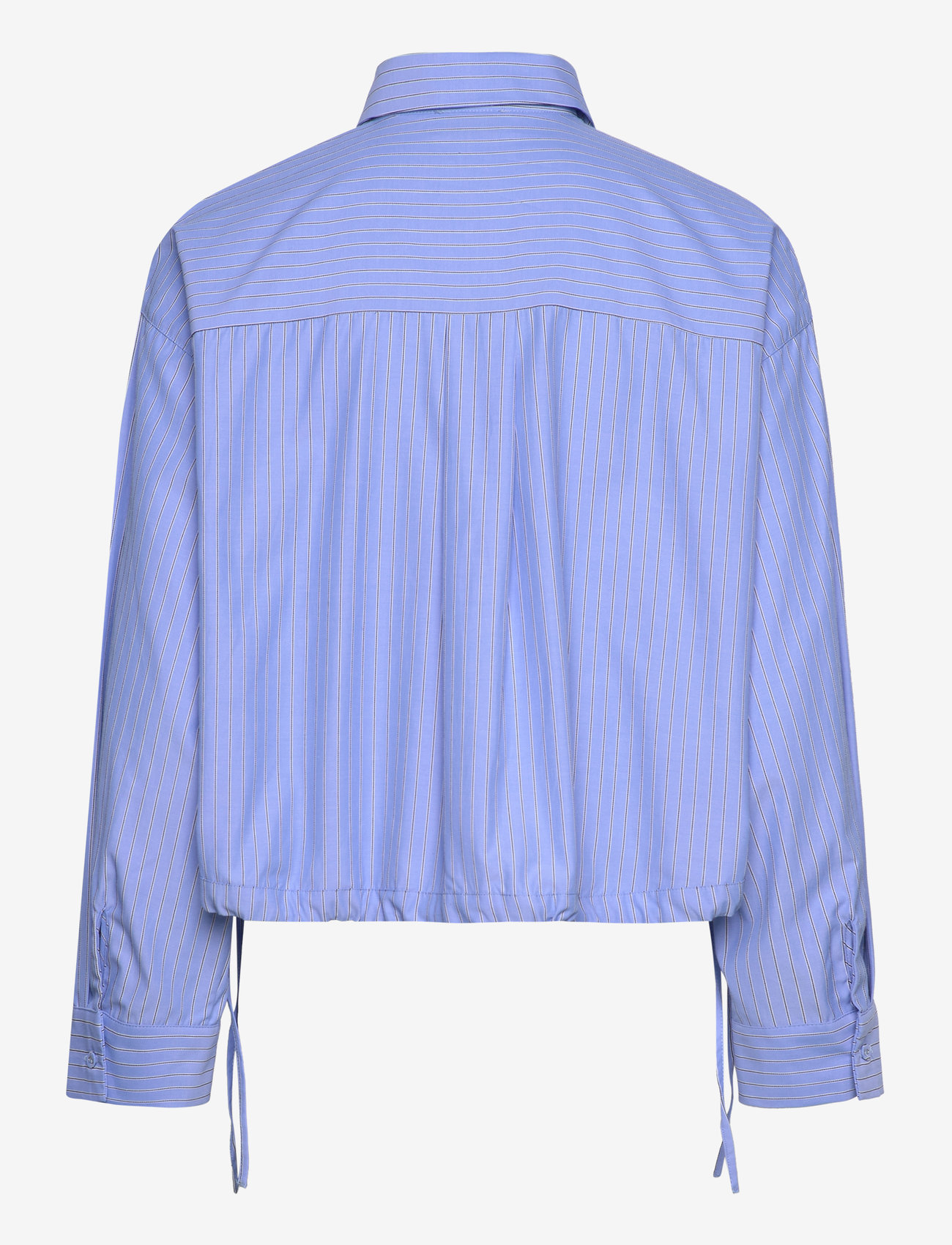 NORR - Travis shirt - pikkade varrukatega särgid - clear blue w. stripes - 1