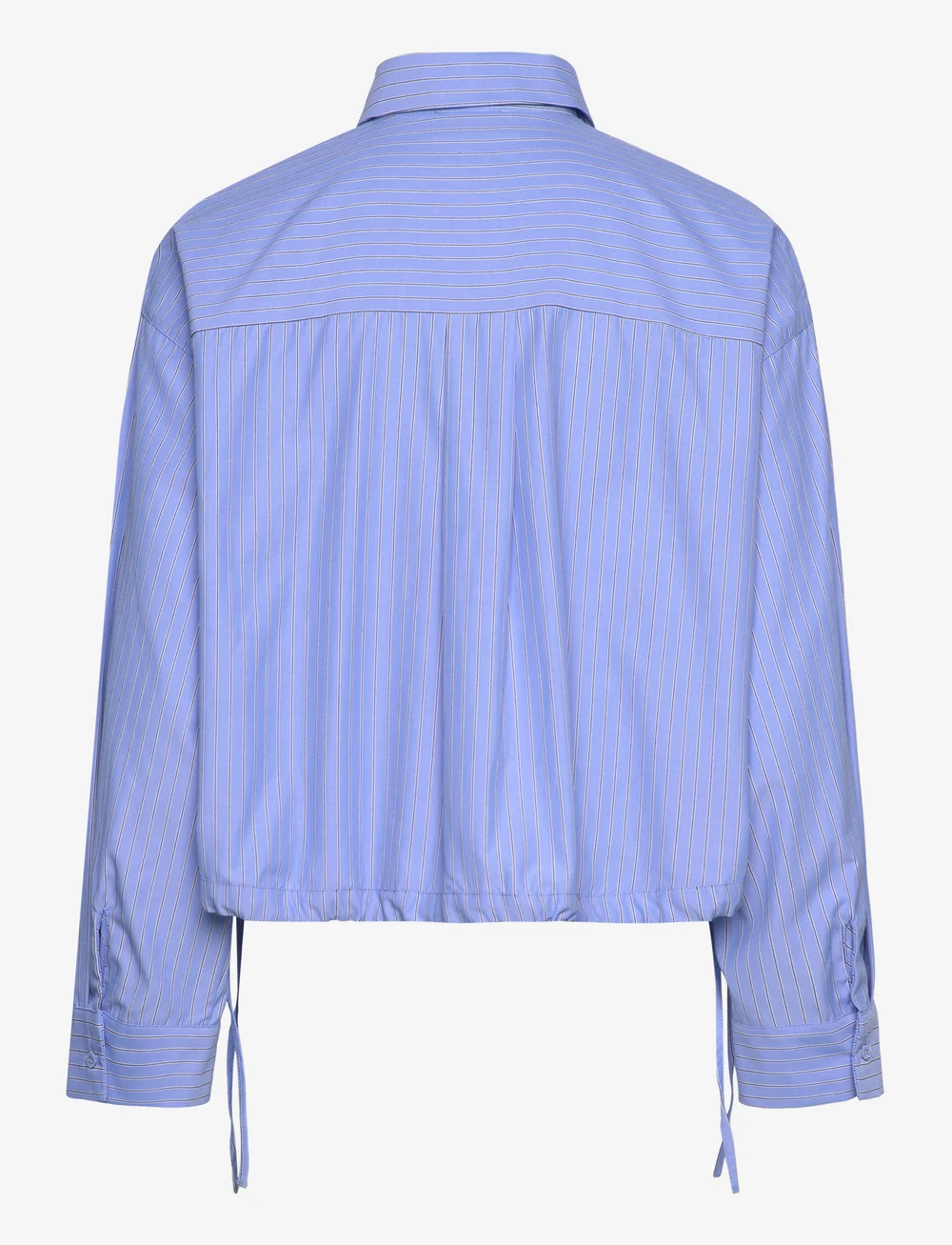 NORR - Travis shirt - langermede skjorter - clear blue w. stripes - 1