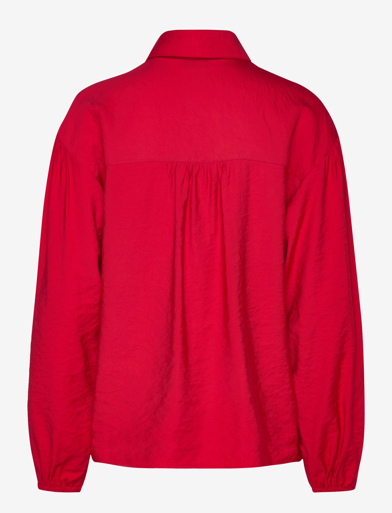 NORR - Bambo LS top - langärmlige blusen - red - 2